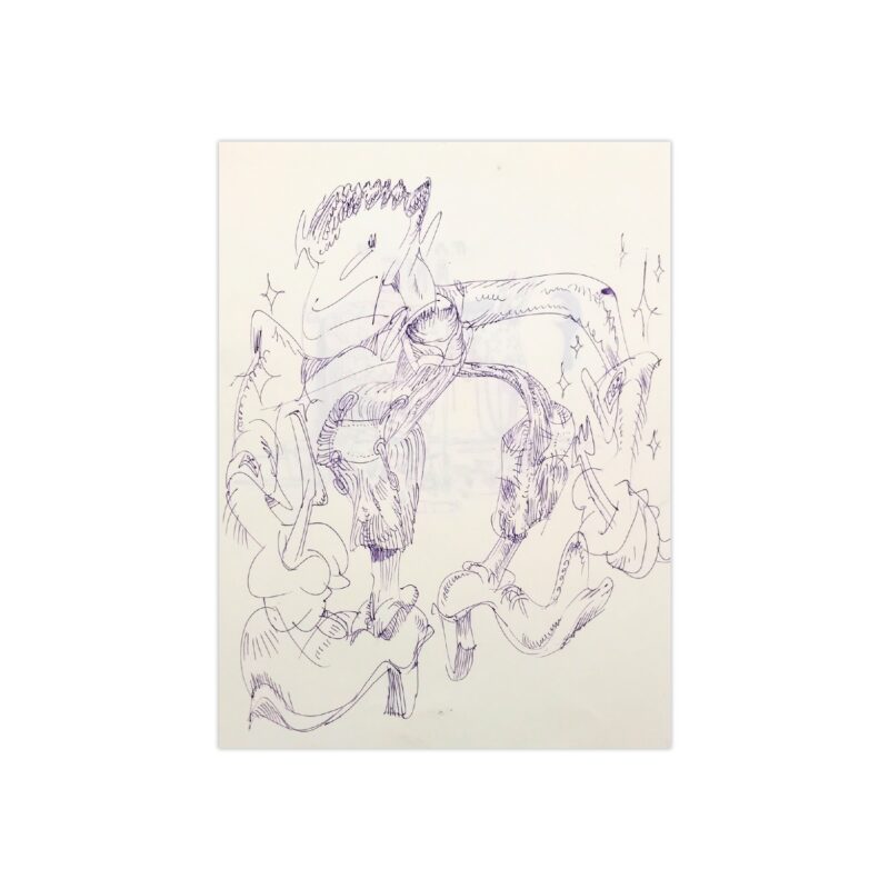 Heroic Figure on Lunch Break