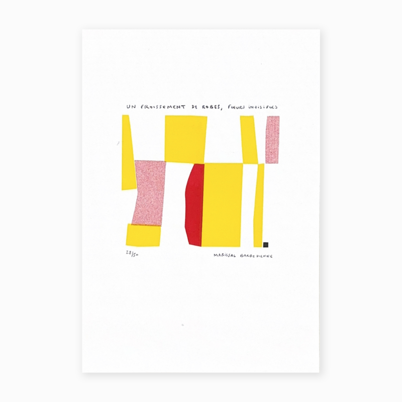 Un froissement de robes, fleurs invisibles